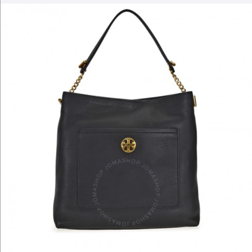 tory burch chelsea hobo black